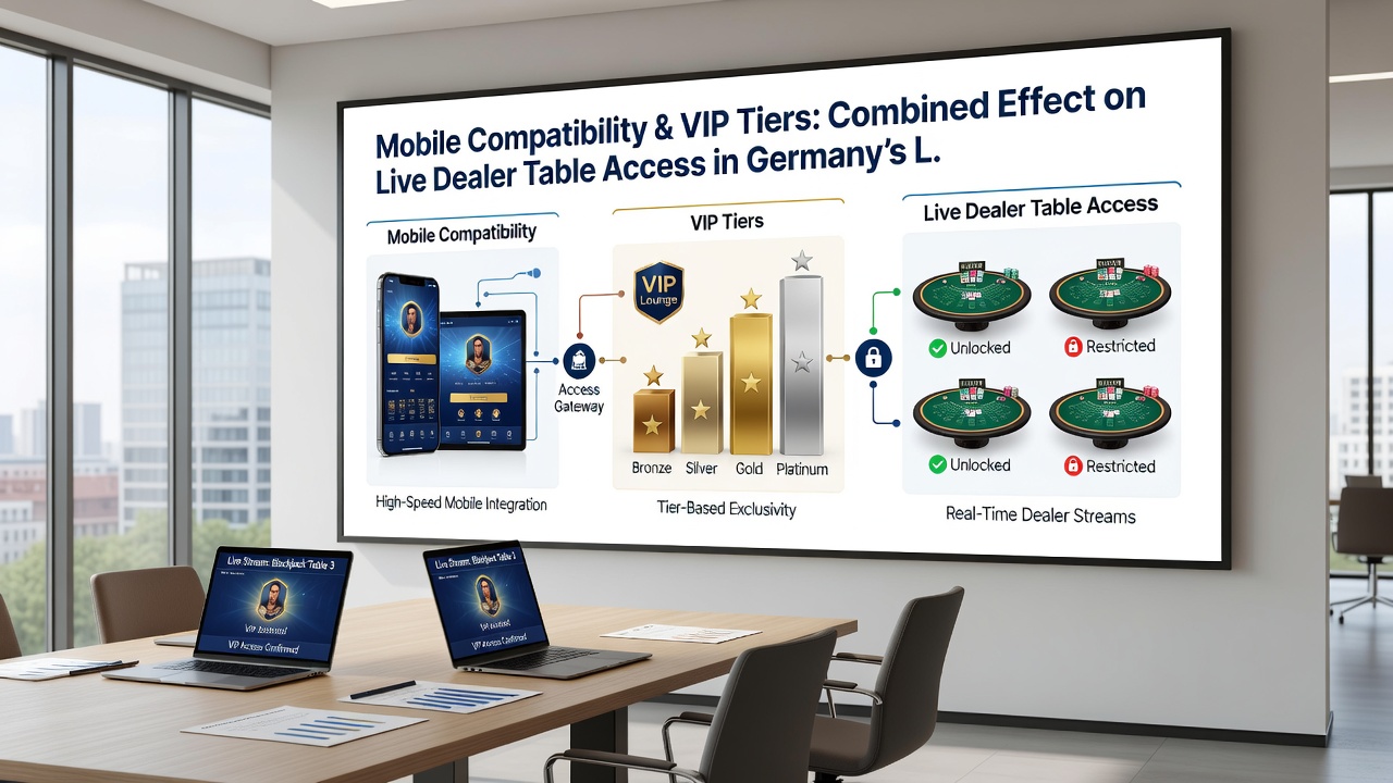 VIP-Tiers und Live-Dealer-Tische auf mobilen Geräten